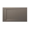 Plato de ducha 120x70cm moka Aquos Roca