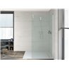 Plato de ducha 140x100cm blanco roto Aquos Roca