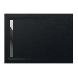 Plato de ducha 140x100cm negro Aquos Roca