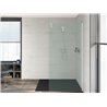 Plato de ducha 140x100cm negro Aquos Roca