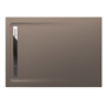 Plato de ducha 140x100cm moka Aquos Roca