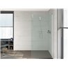Plato de ducha 140x100cm moka Aquos Roca