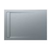 Plato de ducha 140x100cm cemento Aquos Roca