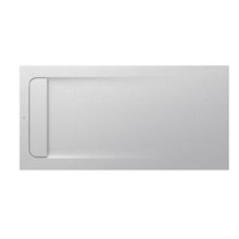 Plato de ducha 140x70cm blanco roto Aquos Roca