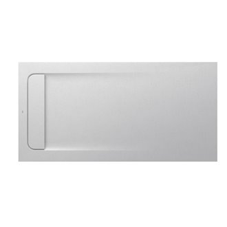 Plato de ducha 140x70cm blanco roto Aquos Roca