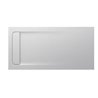 Plato de ducha 140x70cm blanco roto Aquos Roca