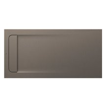 Plato de ducha 140x70cm moka Aquos Roca