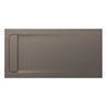 Plato de ducha 140x70cm moka Aquos Roca