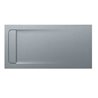 Plato de ducha 140x70cm cemento Aquos Roca