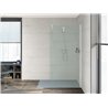 Plato de ducha 140x70cm cemento Aquos Roca