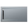 Plato de ducha 140x70cm cemento Aquos Roca