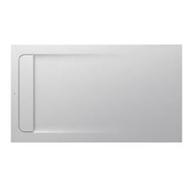 Plato de ducha 140x80cm blanco roto Aquos Roca