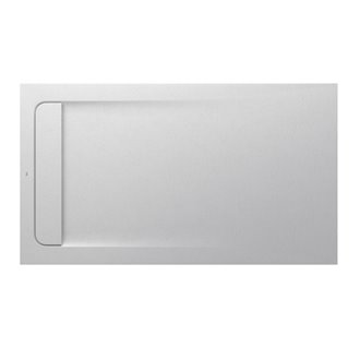 Plato de ducha 140x80cm blanco roto Aquos Roca