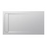 Plato de ducha 140x80cm blanco roto Aquos Roca