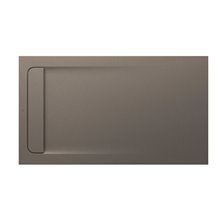 Plato de ducha 140x80cm moka Aquos Roca