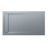 Plato de ducha 140x80cm cemento Aquos Roca