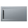 Plato de ducha 140x80cm cemento Aquos Roca