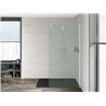 Plato de ducha 140x90cm negro Aquos Roca