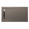 Plato de ducha 140x90cm moka Aquos Roca