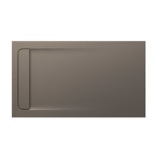 Plato de ducha 140x90cm moka Aquos Roca