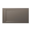 Plato de ducha 140x90cm moka Aquos Roca