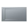 Plato de ducha 140x90cm cemento Aquos Roca