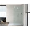 Plato de ducha 160x100cm blanco roto Aquos Roca