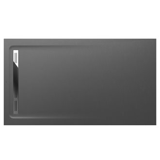 Plato de ducha 160x100cm pizarra Aquos Roca