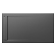Plato de ducha 160x100cm pizarra Aquos Roca