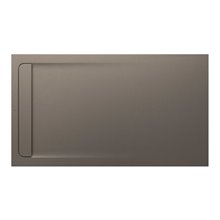 Plato de ducha 160x100cm moka Aquos Roca
