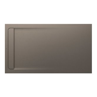 Plato de ducha 160x100cm moka Aquos Roca
