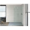 Plato de ducha 160x100cm cemento Aquos Roca