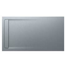 Plato de ducha 160x100cm cemento Aquos Roca