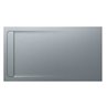 Plato de ducha 160x100cm cemento Aquos Roca
