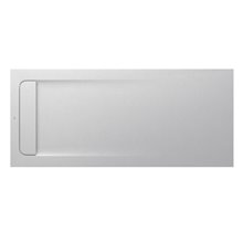 Plato de ducha 160x70cm blanco roto Aquos Roca