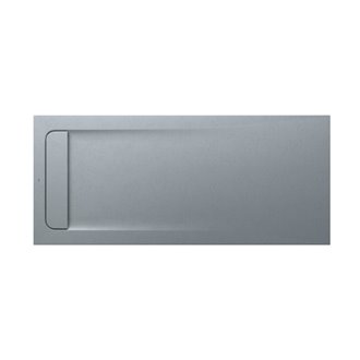 Plato de ducha 160x70cm cemento Aquos Roca