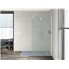 Plato de ducha 160x70cm cemento Aquos Roca