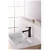 Grifo lavabo Negro Mate Milos Imex