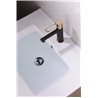Grifo lavabo Negro Oro Rosa Milos Imex