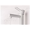 Grifo lavabo Blanco Mate Milos Imex