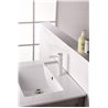 Grifo lavabo Blanco Mate Milos Imex