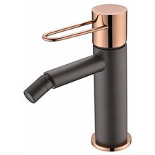 Grifo de bidé Negro Oro Rosa Milos Imex
