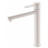Grifo lavabo ca&ntilde;o alto Blanco Mate Milos Imex