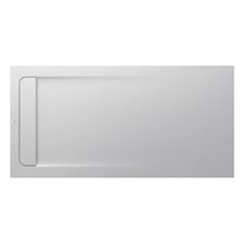 Plato de ducha 160x80cm blanco roto Aquos Roca