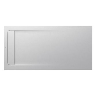 Plato de ducha 160x80cm blanco roto Aquos Roca