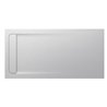 Plato de ducha 160x80cm blanco roto Aquos Roca