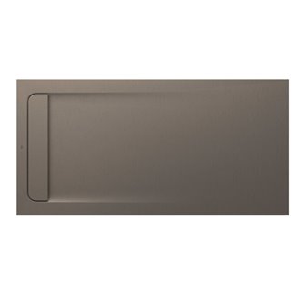 Plato de ducha 160x80cm moka Aquos Roca