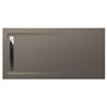 Plato de ducha 160x80cm moka Aquos Roca