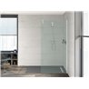 Plato de ducha 160x80cm cemento Aquos Roca