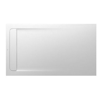 Plato de ducha 160x90cm blanco roto Aquos Roca